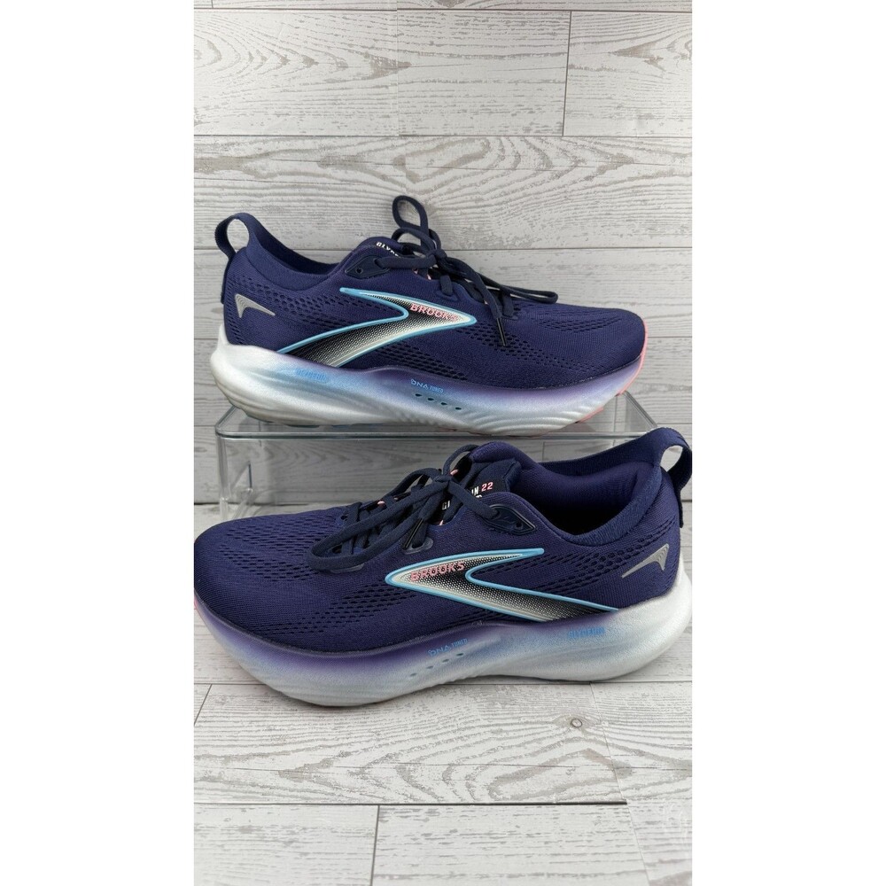Brooks Glycerin 22 1204341D429 Blue 9.5D Womens Sneakers Mesh Running Shoes #558